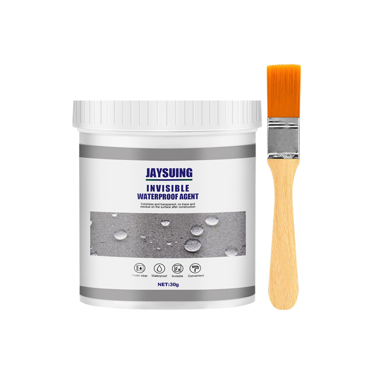 Jaysuing waterproof glue sealant bathroom kitchen exterior wall anti-leakage water blocking repair free smashing brick leak-proof paint