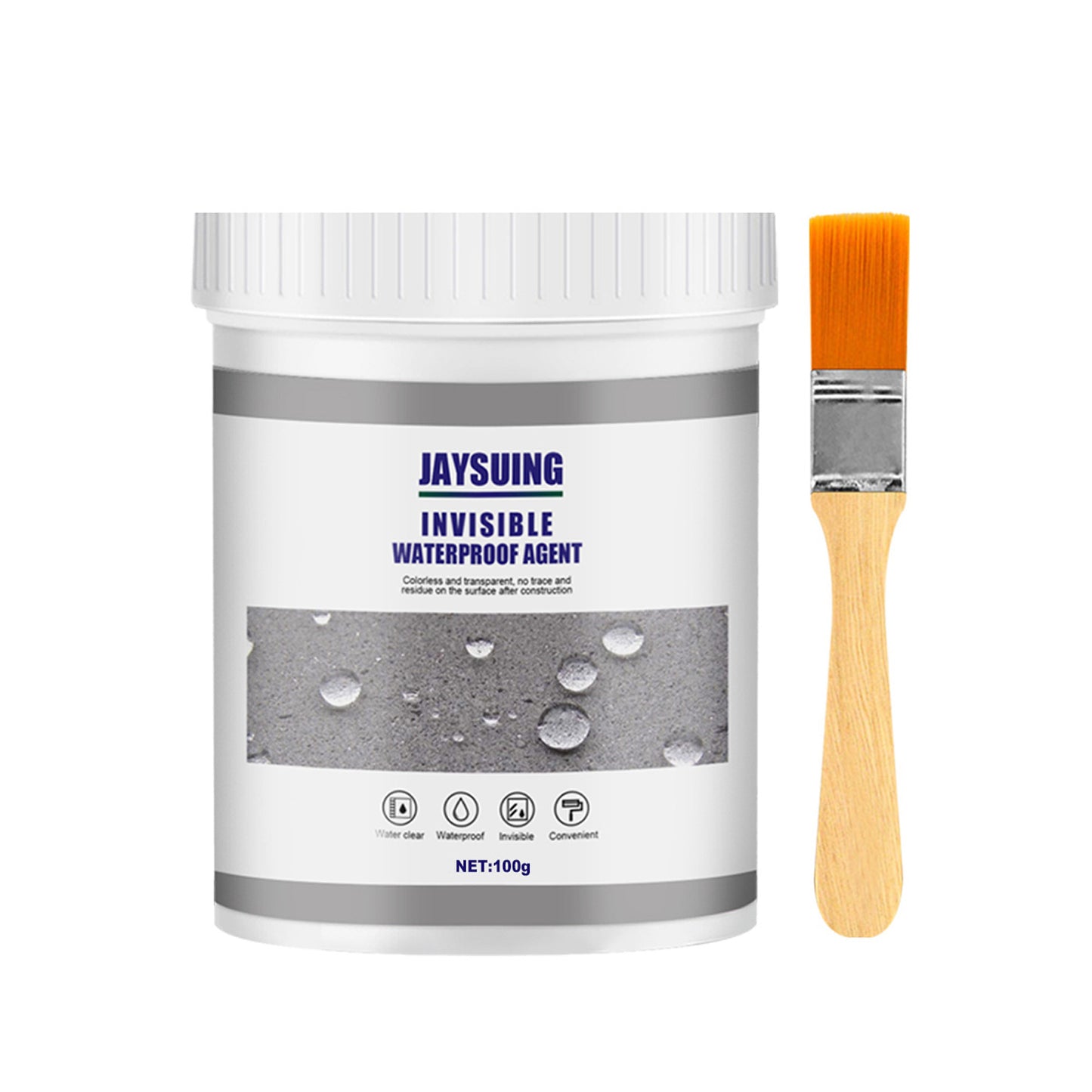 Jaysuing waterproof glue sealant bathroom kitchen exterior wall anti-leakage water blocking repair free smashing brick leak-proof paint