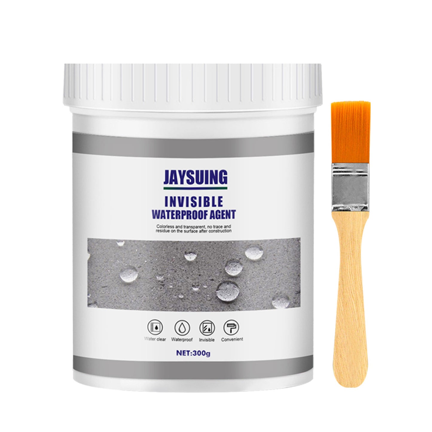 Jaysuing waterproof glue sealant bathroom kitchen exterior wall anti-leakage water blocking repair free smashing brick leak-proof paint
