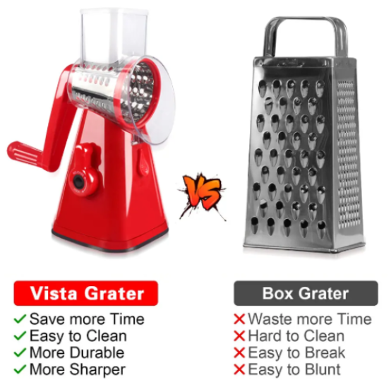 3 in 1 Rotary Grater Slicer